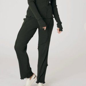 Size Medium Back Beat Co. Black Hemp Rib Pant
